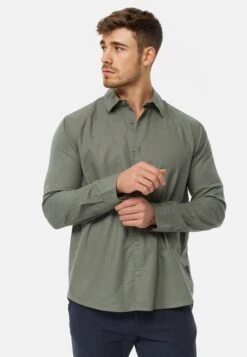 Indicode Jeans Langarm Insville - Overhemd - Agave Green -Indicode Jeans Verkoop 8ed4408b14c64acc8d9011ded857e7db