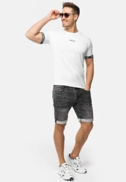 Indicode Jeans Denim Shorts Regular Jeans Delmare Heren Zwart -Indicode Jeans Verkoop 8ed68d054925261f06553ef0ab967c13