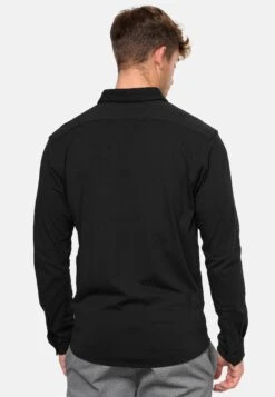 Indicode Jeans Langarm Theo - Overhemd - Black -Indicode Jeans Verkoop 90b9b7b4b6cd43dca2c82b0c96546139