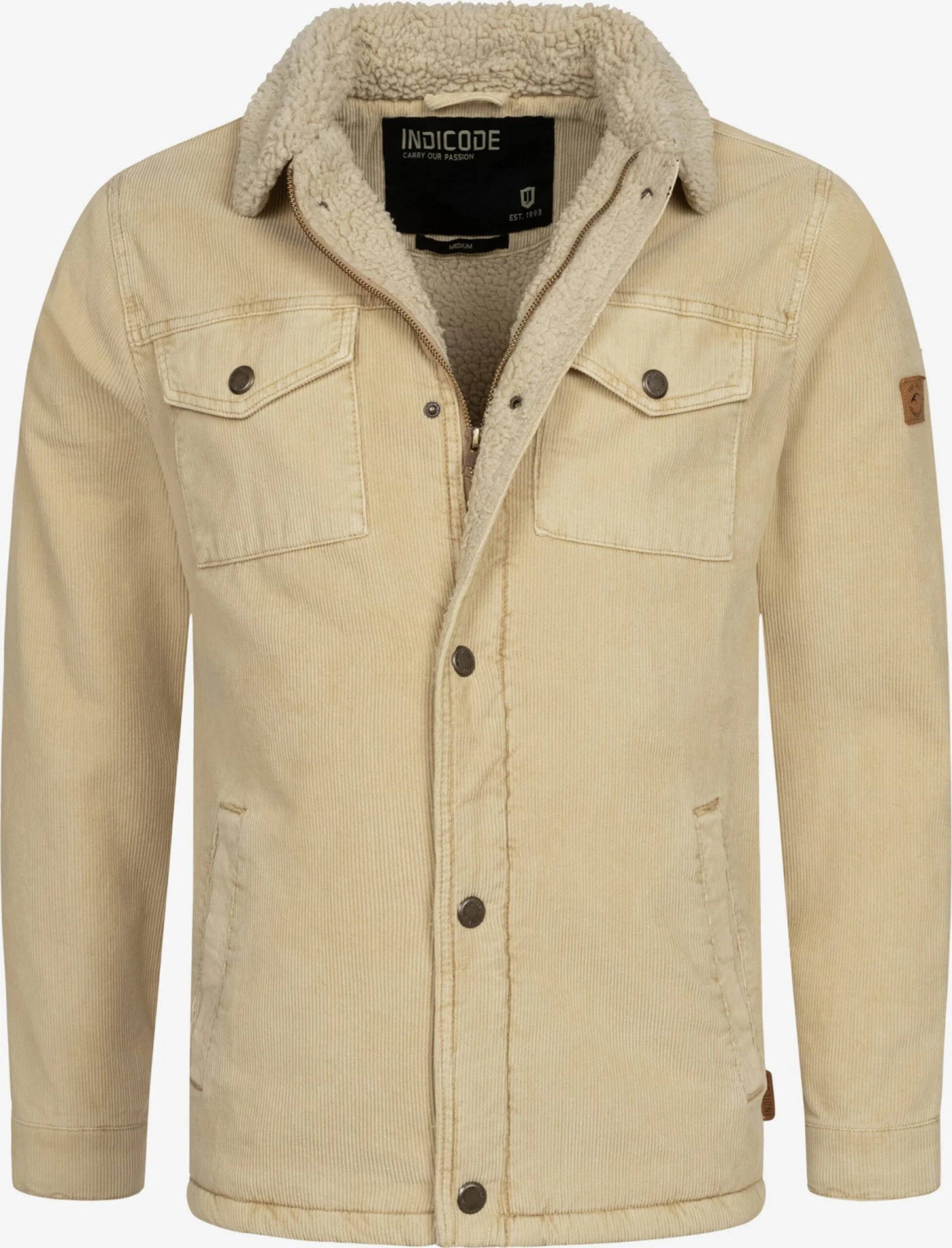 Indicode Jeans Tussenjassen Tussenjas Tonni Heren Beige 1 Indicode Jeans Tussenjassen Tussenjas Tonni Heren Beige
