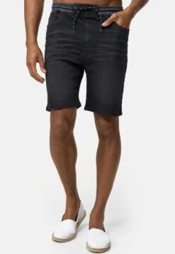 Indicode Jeans Ettore - Jeansshort - Black