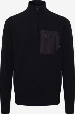 Indicode Jeans Crewneck Truien Trui Heren Zwart