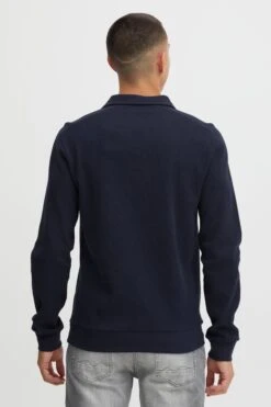 Indicode Jeans Crewneck Truien Trui Nadol Heren Navy -Indicode Jeans Verkoop 918f6a7a063f3aa44736c19790d86140
