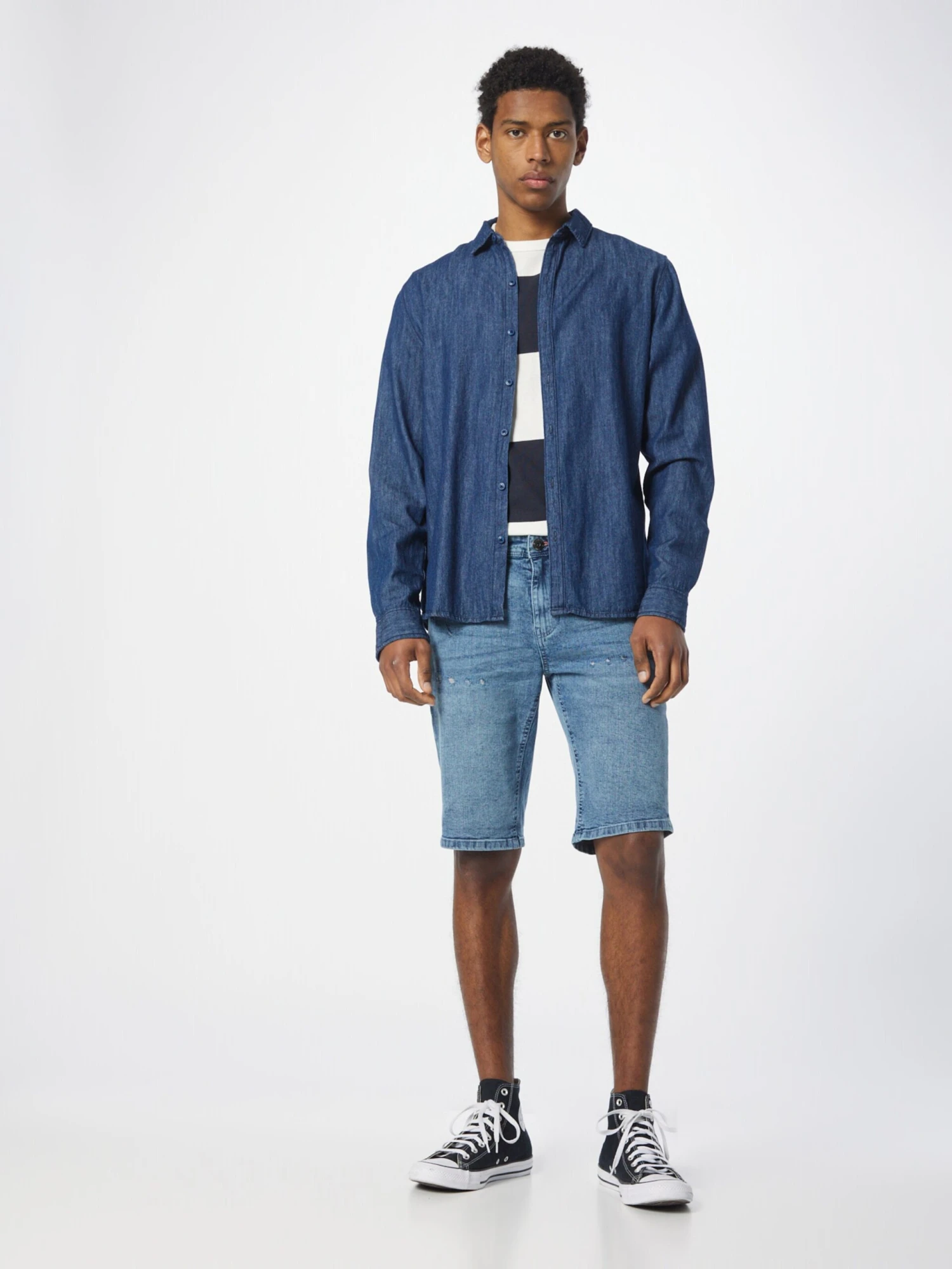 Indicode Jeans Denim Shorts Regular Jeans Zalento Heren Blauw 5 Indicode Jeans Denim Shorts Regular Jeans Zalento Heren Blauw - Image 5