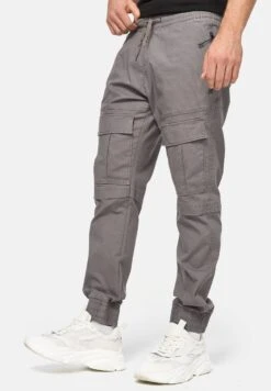 Indicode Jeans Dennis - Cargobroek - Pewter