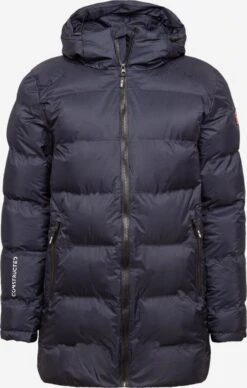 Indicode Jeans Winterjassen Regular Fit Winterjas Banu Heren Nachtblauw