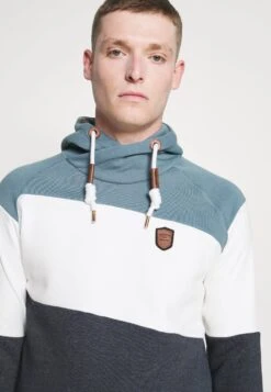 Indicode Jeans Pessac - Hoodie - Aegean Blue -Indicode Jeans Verkoop 9235e00ef27148efb4fd72ffd9e4c93a