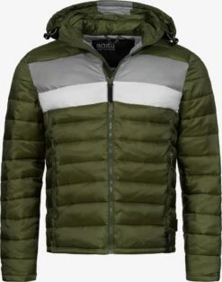 Indicode Jeans Tussenjassen Tussenjas Hampshire Heren Kaki