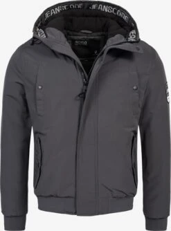 Indicode Jeans Winterjassen Winterjas Albany Heren Grijs