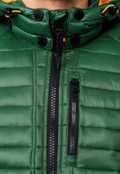 Indicode Jeans Tussenjassen Tussenjas Heren Donkergroen -Indicode Jeans Verkoop 9382c43f5f5f50df17446c81a9ffd362