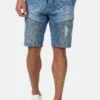 Indicode Jeans Mit Elastisc - Jeansshort - Blue