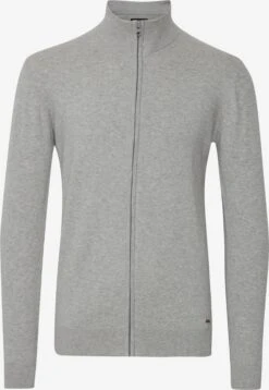 Indicode Jeans Vesten Gebreid Vest BADI Heren Grijs