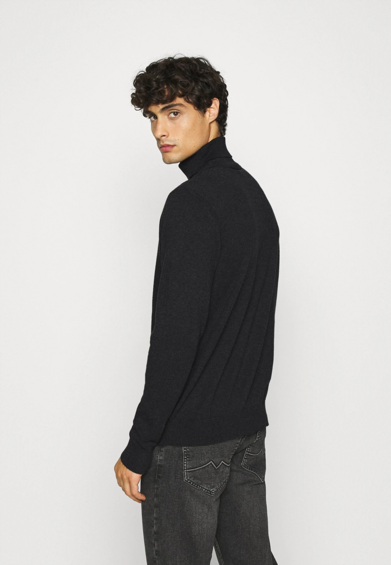 Indicode Jeans Burns - Trui - Charcoal Mix 3 Indicode Jeans Burns - Trui - Charcoal Mix - Image 3