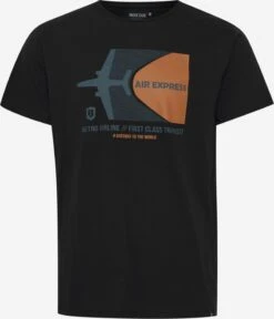 Indicode Jeans T-shirts Shirt Ronny Heren Zwart