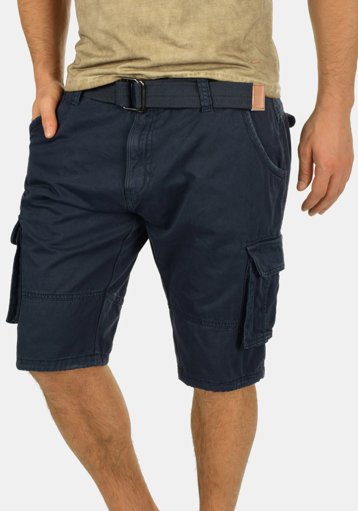 Indicode Jeans Cargo Shorts Regular Cargobroek Costa Heren Navy 2 Indicode Jeans Cargo Shorts Regular Cargobroek Costa Heren Navy - Image 2