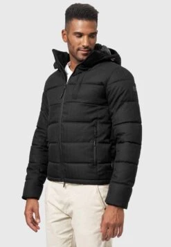 Indicode Jeans Winterjassen Winterjas Heren Zwart -Indicode Jeans Verkoop 970387b50bb9ca59951e305fea42ba7b