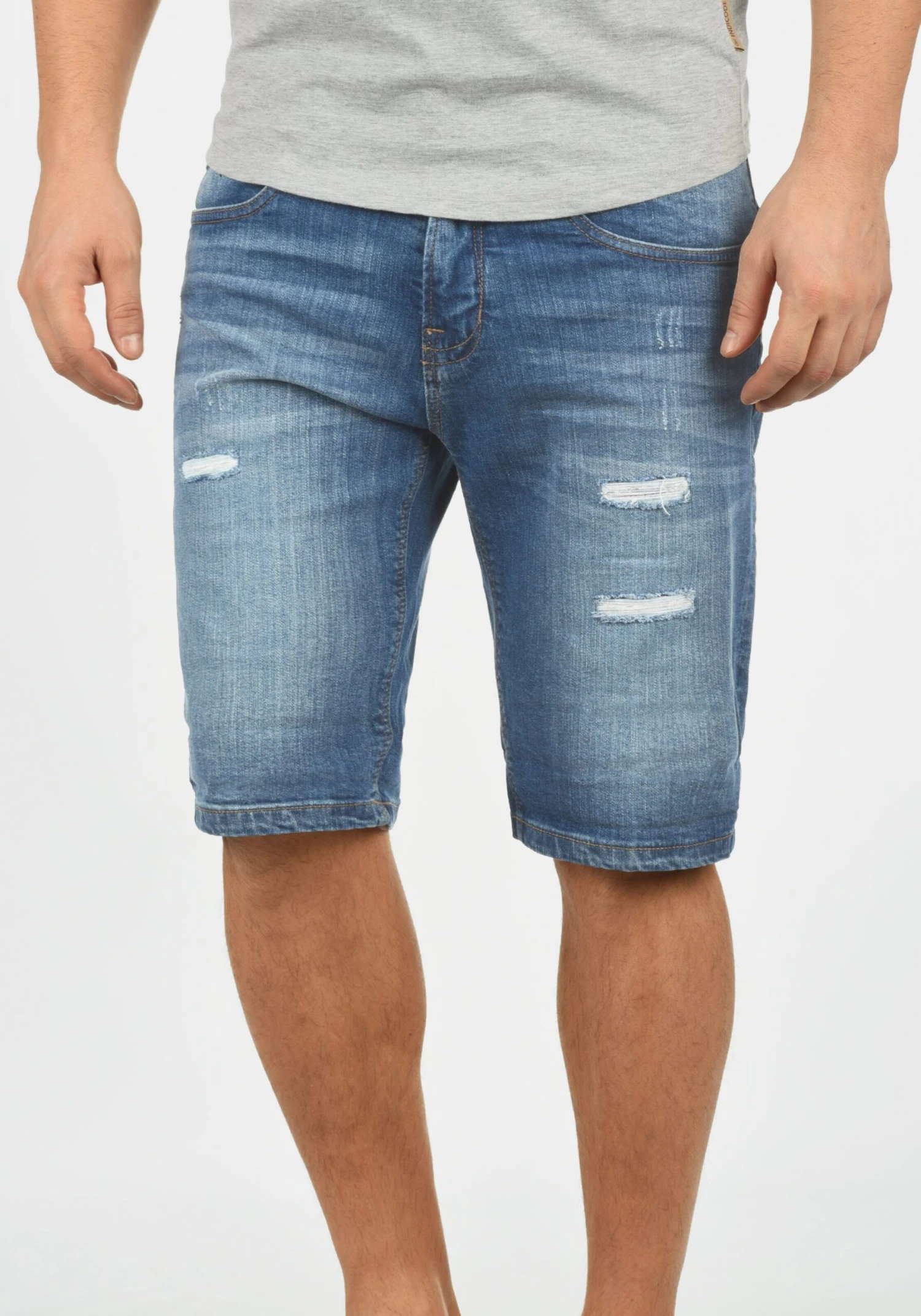 Indicode Jeans Denim Shorts Regular Broek Hallow Heren Blauw / Lichtblauw 2 Indicode Jeans Denim Shorts Regular Broek Hallow Heren Blauw / Lichtblauw - Image 2