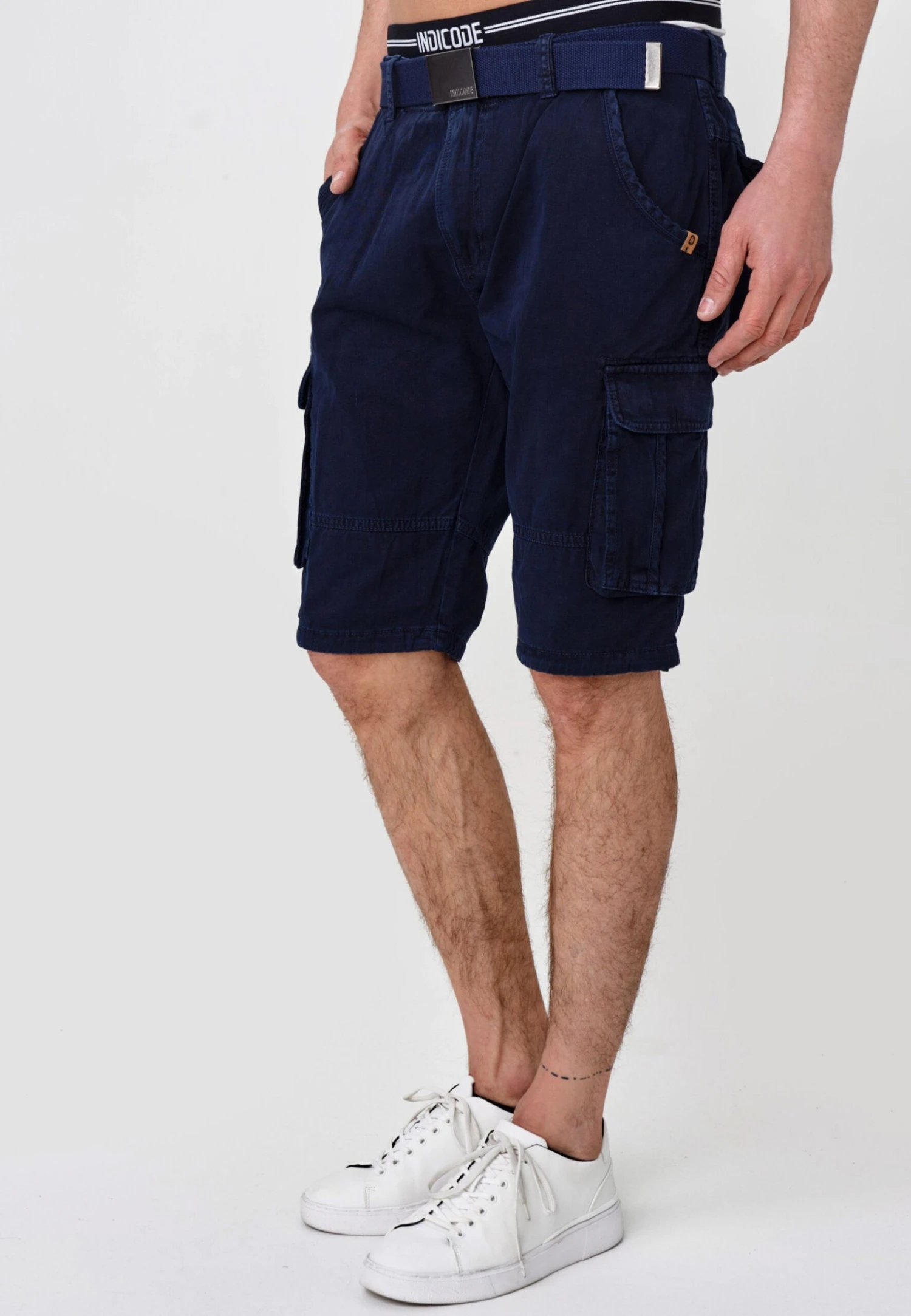 Indicode Jeans Blixt - Shorts - Navy 4 Indicode Jeans Blixt - Shorts - Navy - Image 4