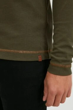 Indicode Jeans Longsleeves Shirt Ambrosius Heren Olijfgroen -Indicode Jeans Verkoop 9874a3a30143787e675018da279eb849