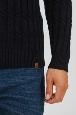 Indicode Jeans Vesten Gebreid Vest Heren Zwart -Indicode Jeans Verkoop 98a061bd1750c01e6265e9c77eddc519