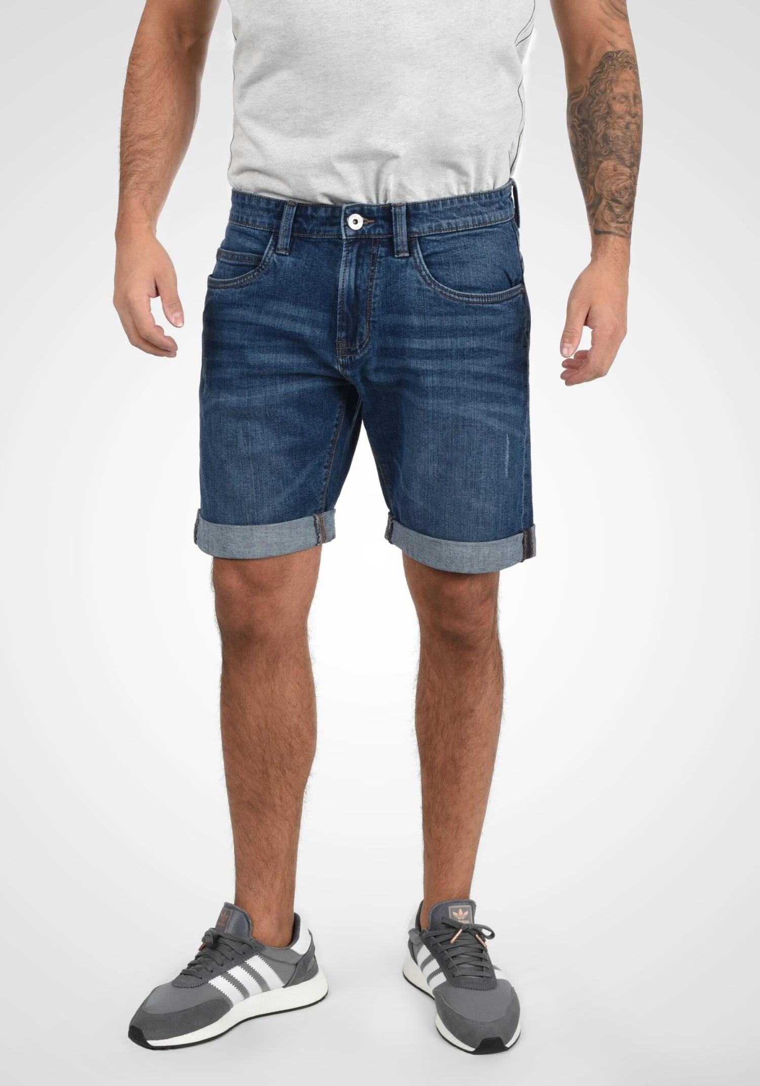 Indicode Jeans Idquentin - Jeansshort - Blue 1 Indicode Jeans Idquentin - Jeansshort - Blue