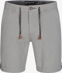 Indicode Jeans Chino Shorts Regular Chino Beauvals Heren Grijs