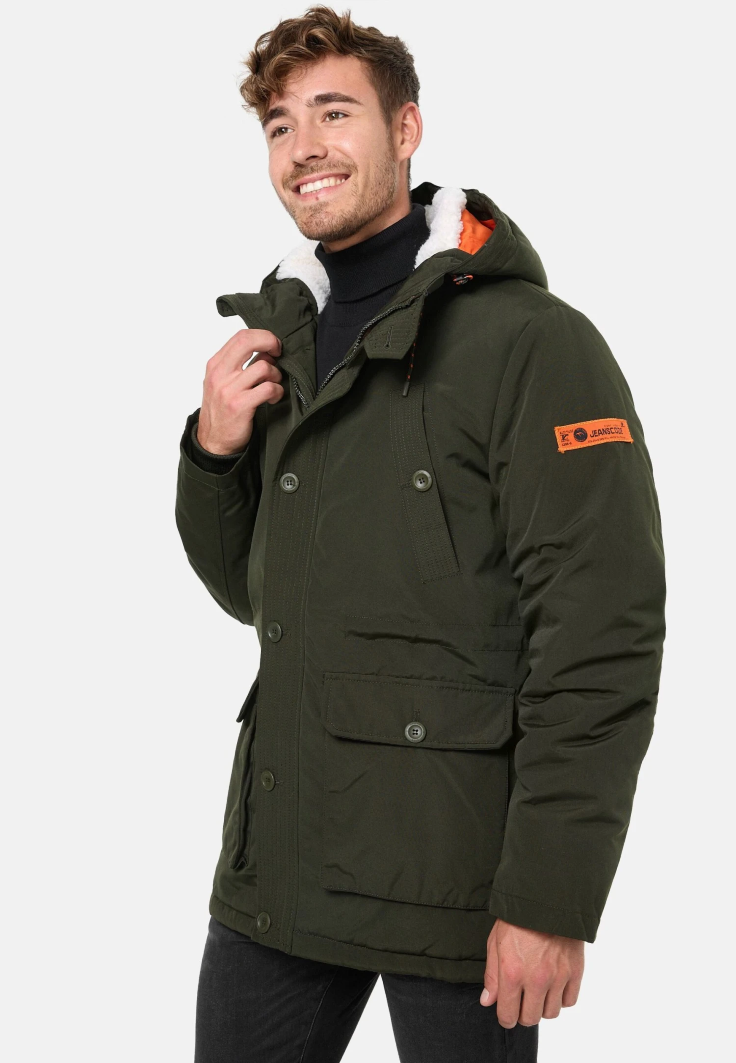 Indicode Jeans West - Parka - Army 5 Indicode Jeans West - Parka - Army - Image 5