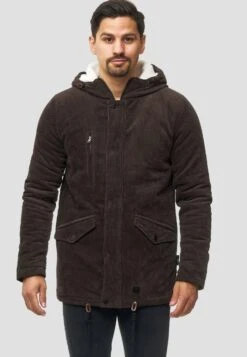 Indicode Jeans Winterjas - Mottled Brown