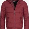 Indicode Jeans Winterjassen Winterjas Adrian ZA Heren Bordeaux