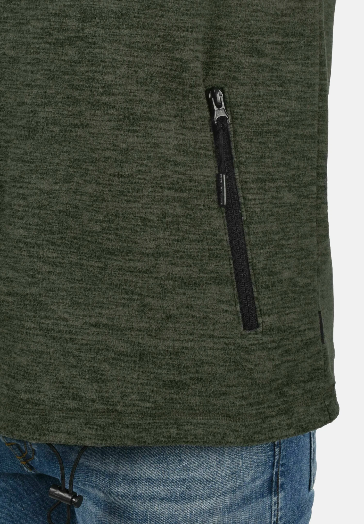 Indicode Jeans Idwilmot - Fleecejas - Army 6 Indicode Jeans Idwilmot - Fleecejas - Army - Image 6