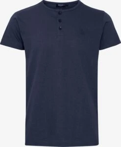 Indicode Jeans T-shirts Shirt Colbing Heren Navy