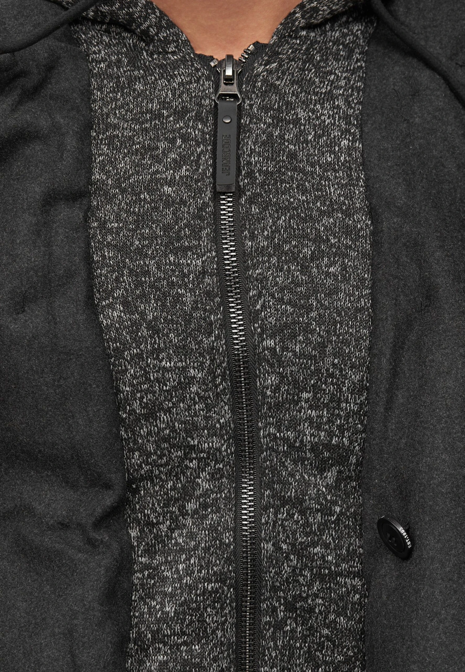 Indicode Jeans Halflange Jas - Anthracite 8 Indicode Jeans Halflange Jas - Anthracite - Image 8