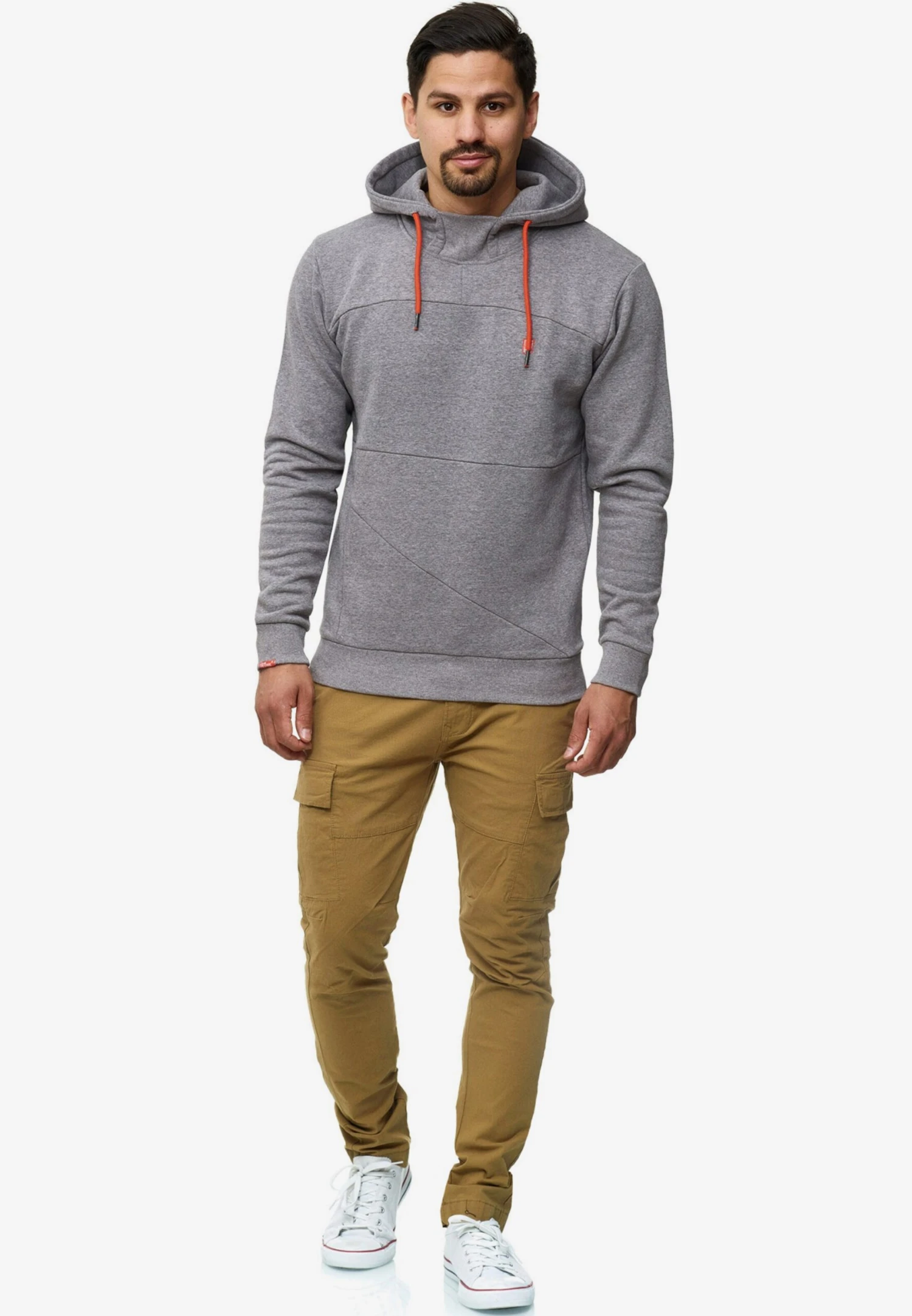 Indicode Jeans Cargobroeken Slimfit Cargobroek Mathews Heren Donkerbeige 3 Indicode Jeans Cargobroeken Slimfit Cargobroek Mathews Heren Donkerbeige - Image 3