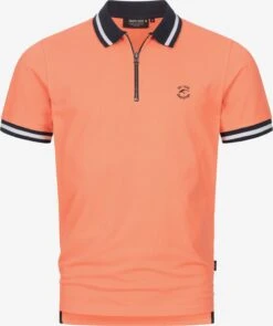 Indicode Jeans Polos Shirt Limbo Heren Oranje