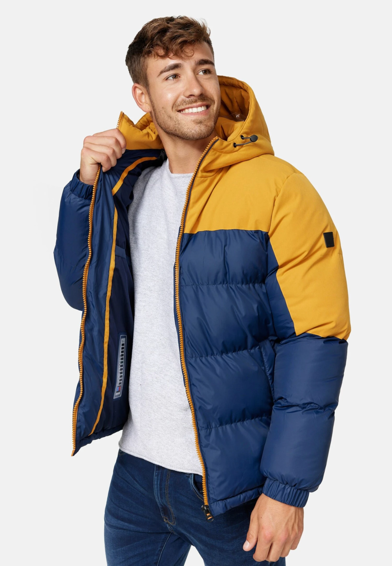 Indicode Jeans Winterjassen Winterjas Danix Heren Blauw 5 Indicode Jeans Winterjassen Winterjas Danix Heren Blauw - Image 5