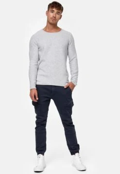 Indicode Jeans Cargobroeken Regular Cargobroek Heren Navy -Indicode Jeans Verkoop 9ebb7001700db91ee6d517c25e33c7ce