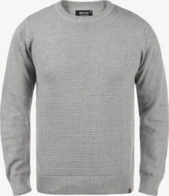 Indicode Jeans Crewneck Truien Trui Ricardo Heren Grijs