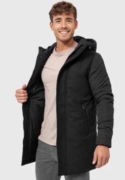 Indicode Jeans Parka - Charcoal Mix -Indicode Jeans Verkoop 9fc1b95403a64ad8929fb0328cf84839