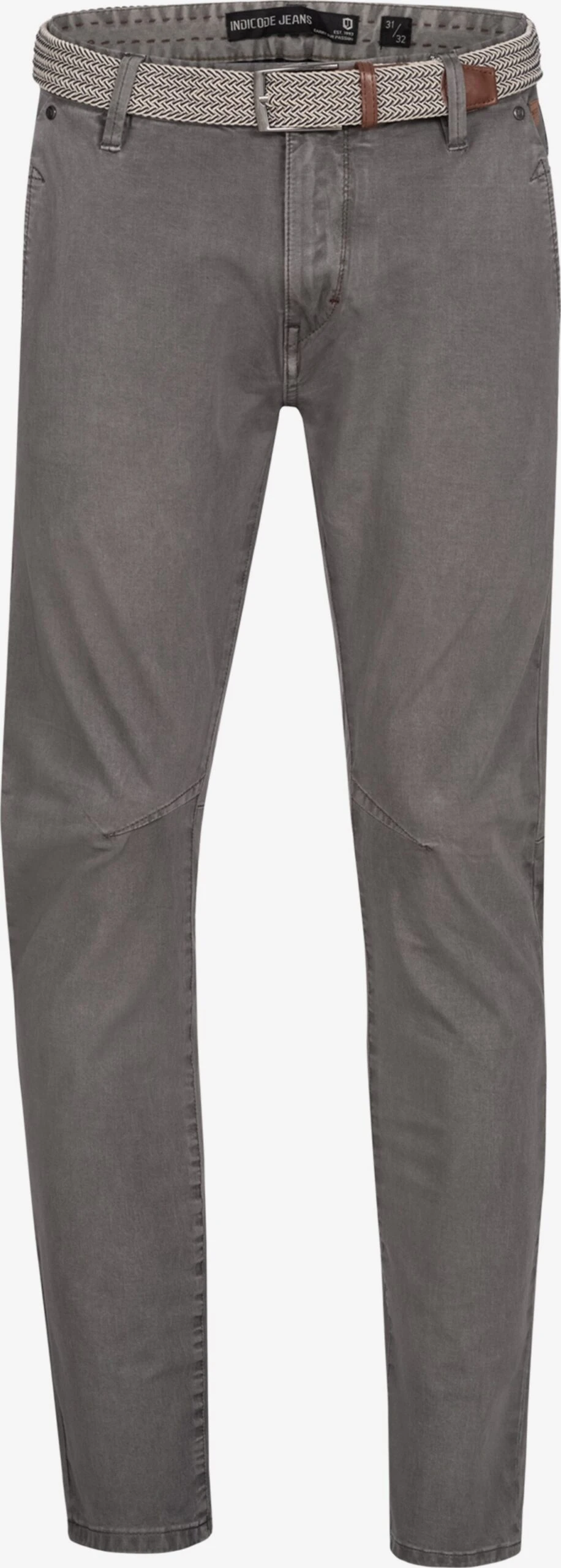 Indicode Jeans Chinos Regular Chino Spence Heren Grijs 1 Indicode Jeans Chinos Regular Chino Spence Heren Grijs