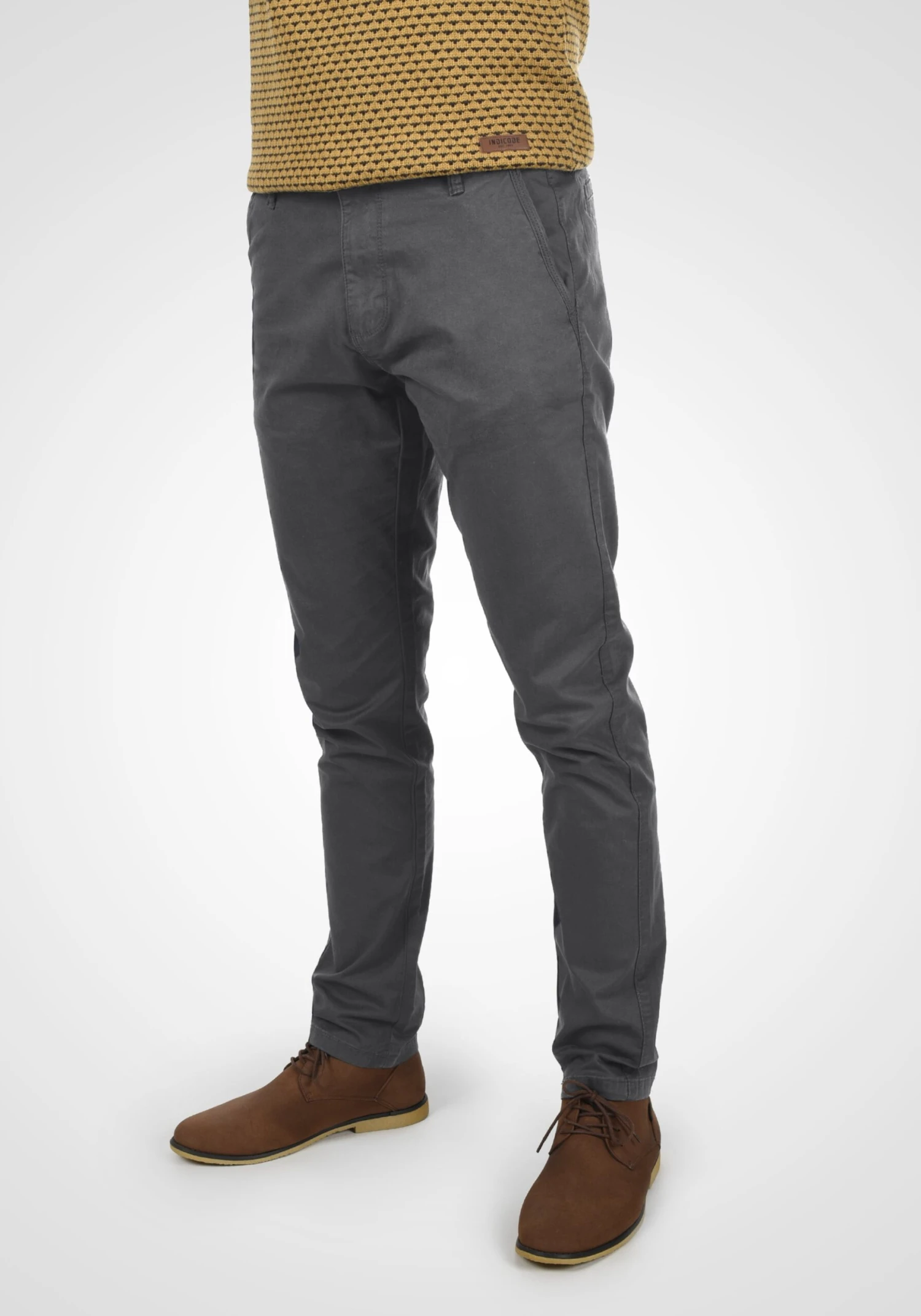Indicode Jeans Chinos Regular Chino Penefal Heren Grijs / Basaltgrijs / Donkergrijs 2 Indicode Jeans Chinos Regular Chino Penefal Heren Grijs / Basaltgrijs / Donkergrijs - Image 2