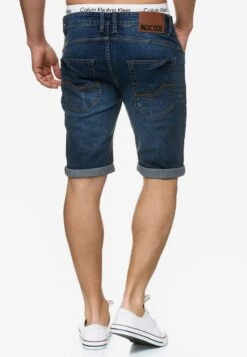 Indicode Jeans Denim Shorts Regular Jeans Caden Heren Nachtblauw -Indicode Jeans Verkoop a13e455627862afed8113ea5fdda2cd3