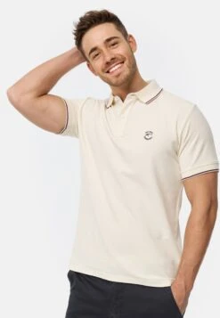 Indicode Jeans Polos Shirt Heren Beige -Indicode Jeans Verkoop a14dfa463123316f4e18cf406305d132