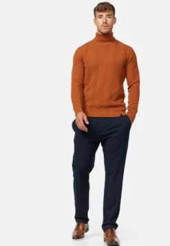 Indicode Jeans Coltruien Trui Saini Heren Donkeroranje -Indicode Jeans Verkoop a189d95ac5562cbe5e5387bf641e2765