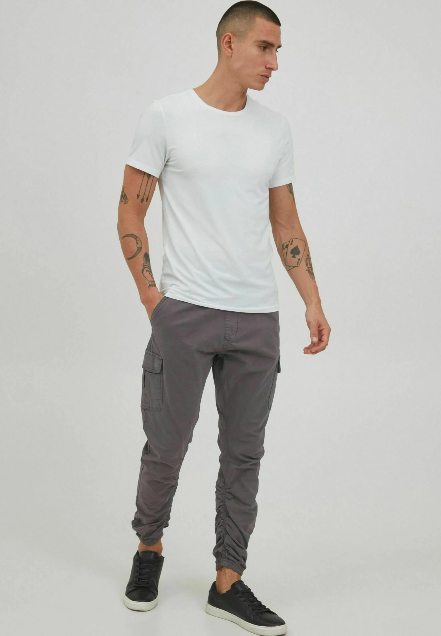 Indicode Jeans Idgilmat - Cargobroek - Dark Grey 1 Indicode Jeans Idgilmat - Cargobroek - Dark Grey
