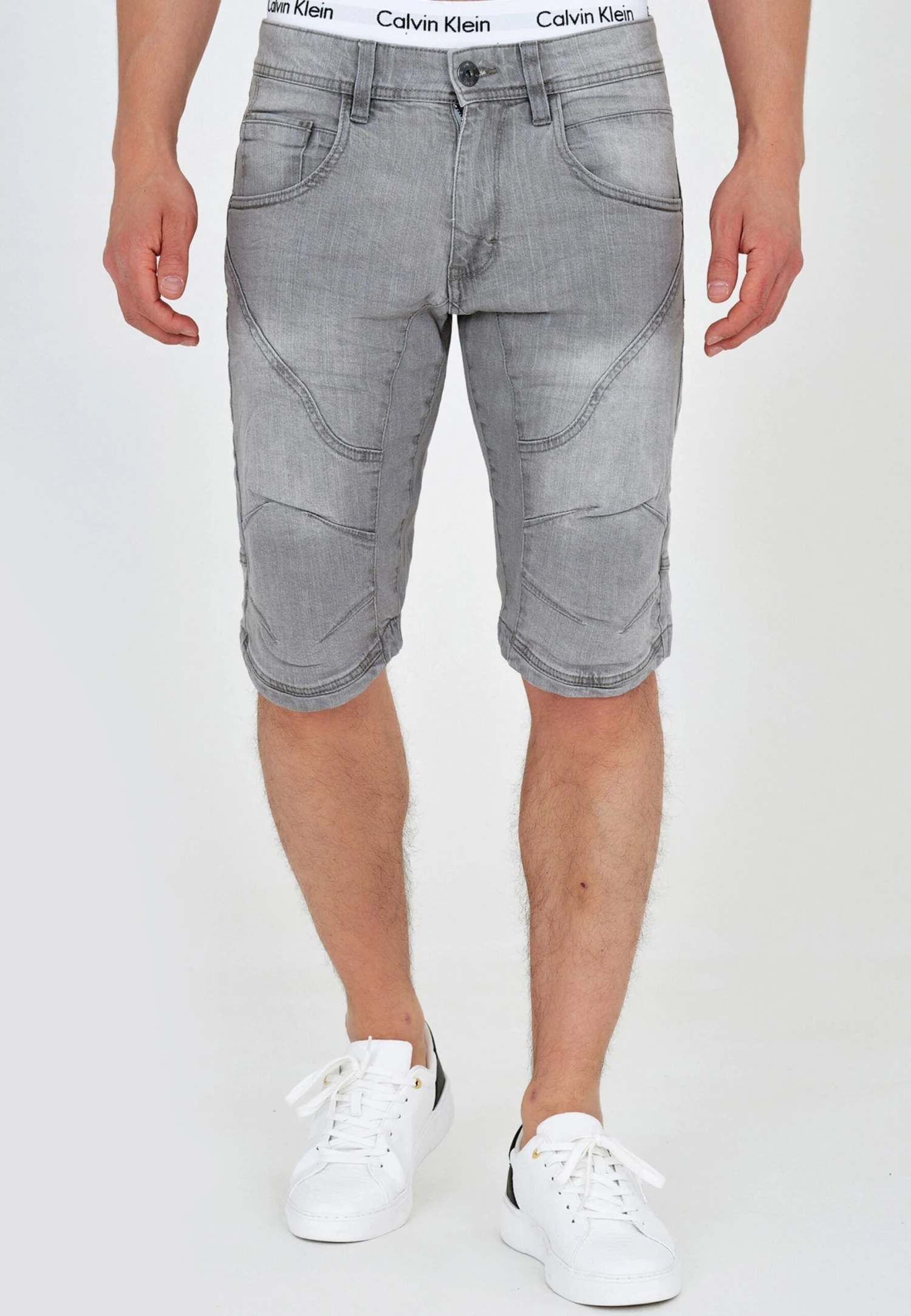 Indicode Jeans Denim Shorts Regular Jeans Leon Heren Grijs 2 Indicode Jeans Denim Shorts Regular Jeans Leon Heren Grijs - Image 2
