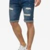 Indicode Jeans Denim Shorts Regular Jeans Caden Heren Donkerblauw
