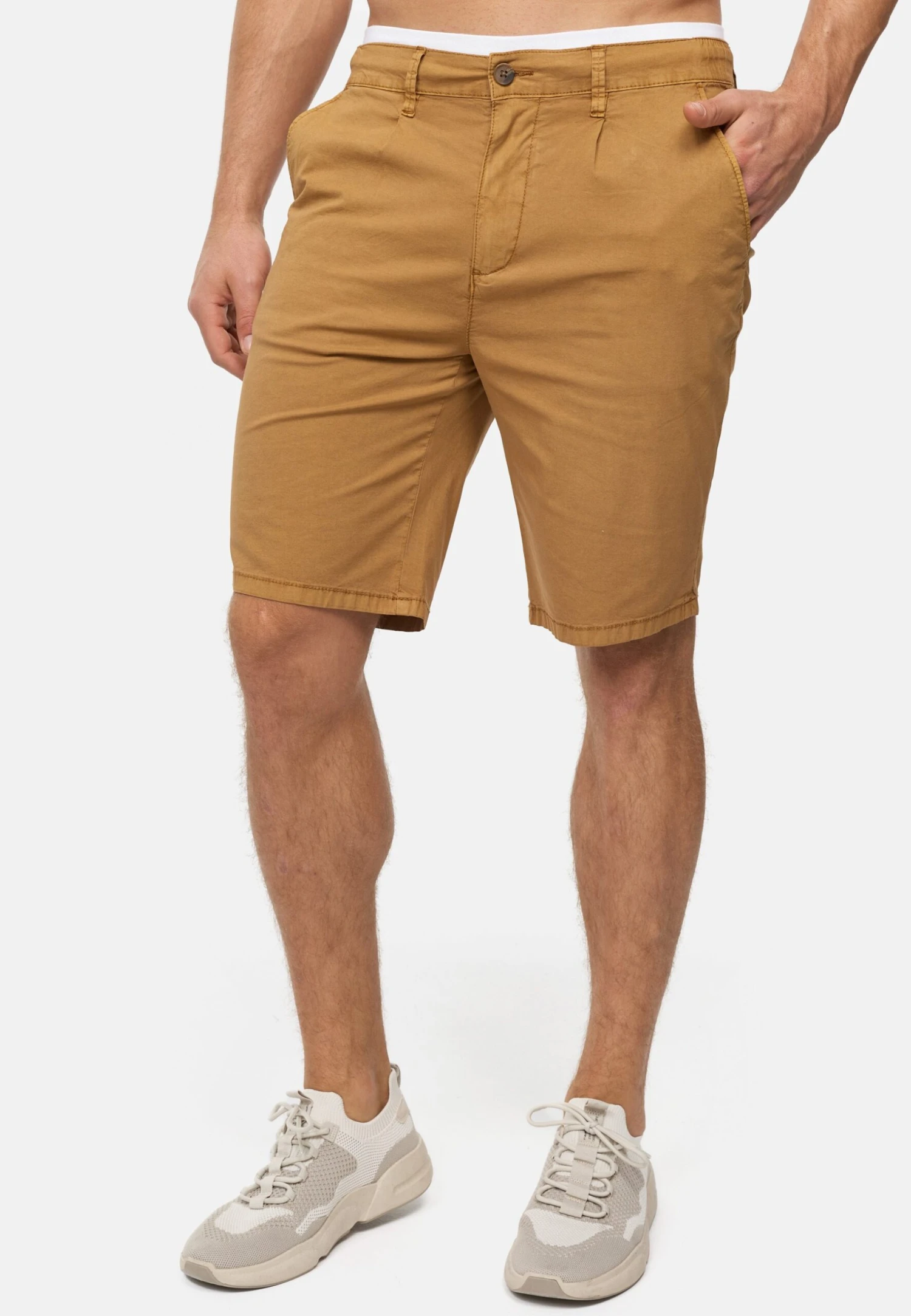 Indicode Jeans Insan - Shorts - Camel 4 Indicode Jeans Insan - Shorts - Camel - Image 4