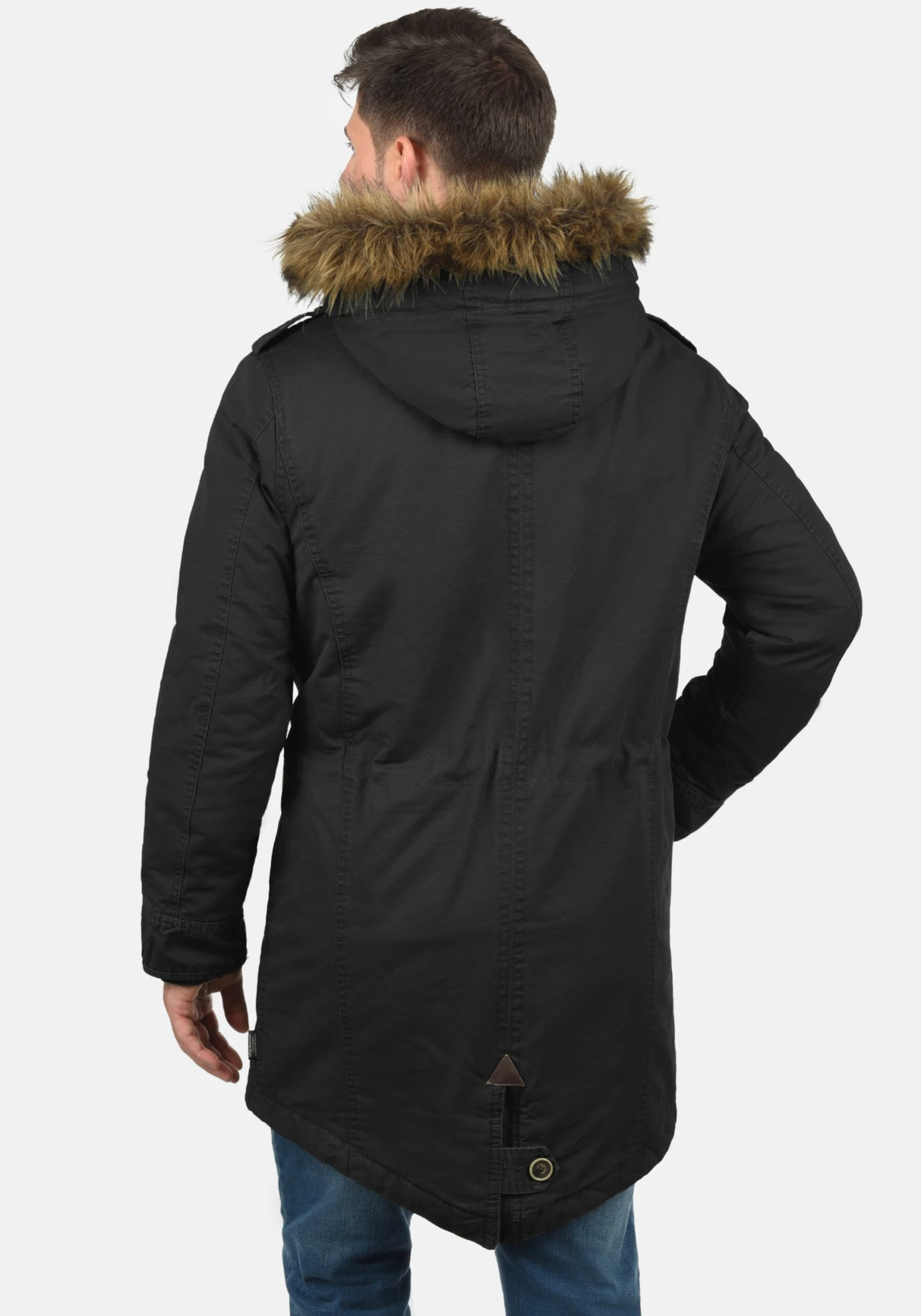 Indicode Jeans Parkas Winterparka Pulsoor Heren Zwart 4 Indicode Jeans Parkas Winterparka Pulsoor Heren Zwart - Image 4