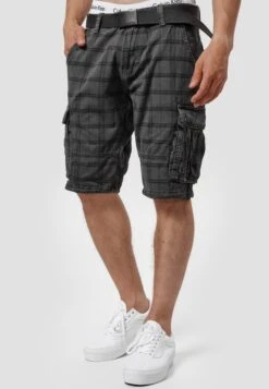 Indicode Jeans Cargo Shorts Regular Cargobroek Monroe Cargo ZA Heren Grijs