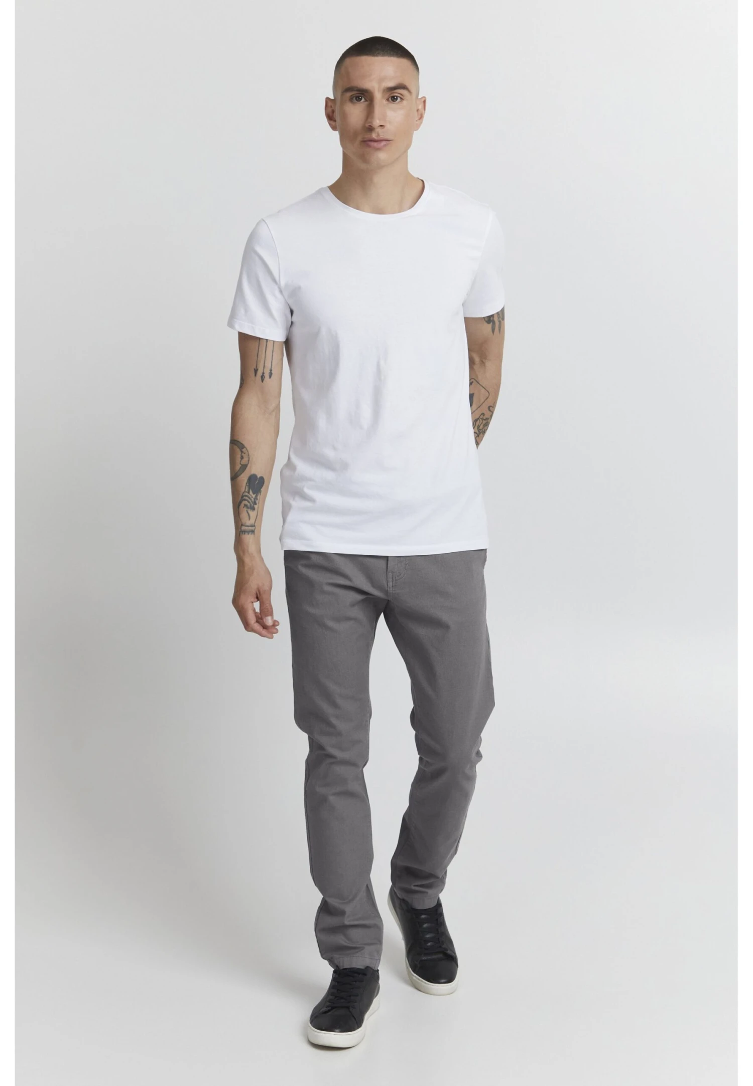 Indicode Jeans Chino - Light Grey 2 Indicode Jeans Chino - Light Grey - Image 2